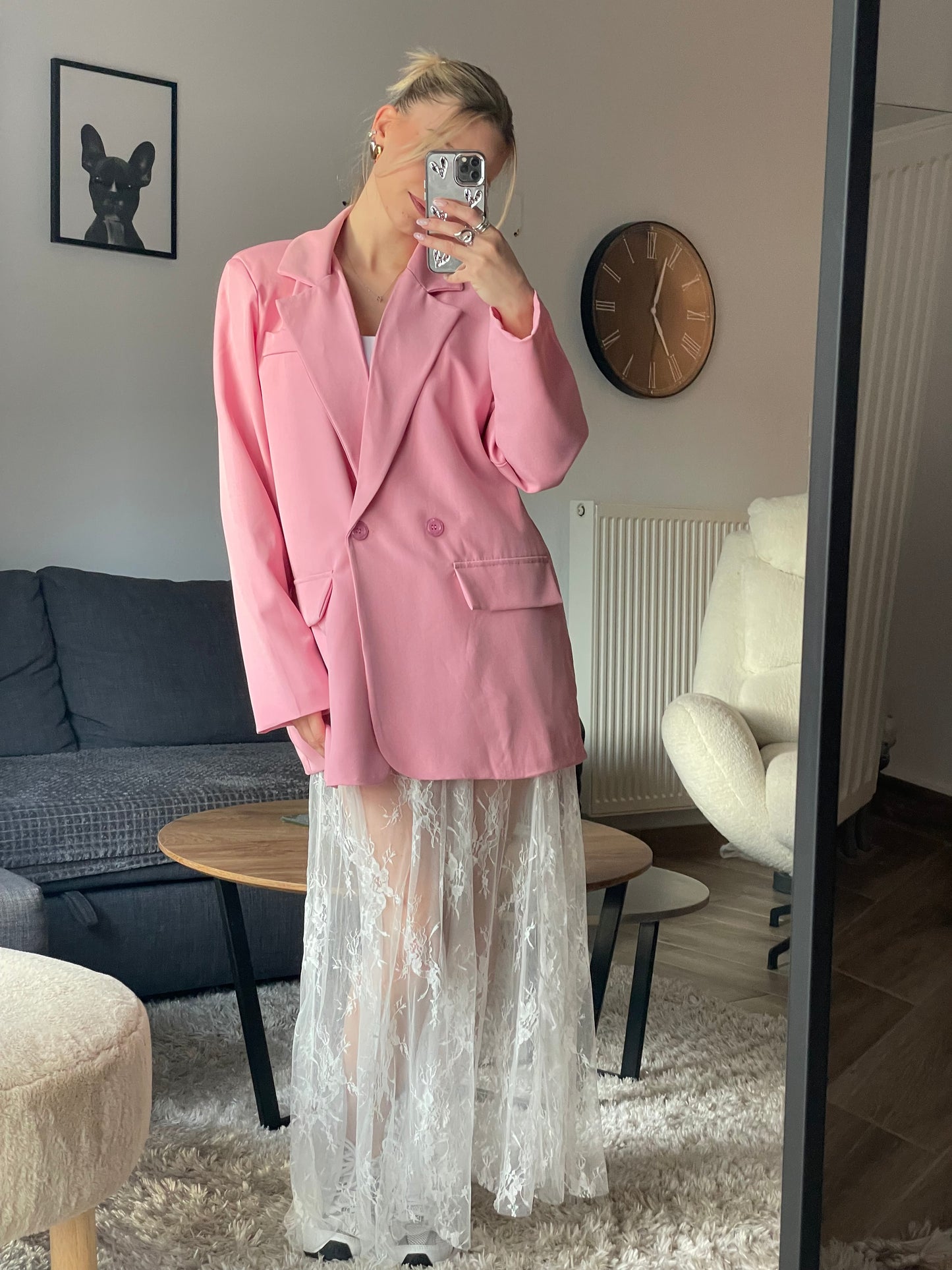 Lace Φούστα Λευκή